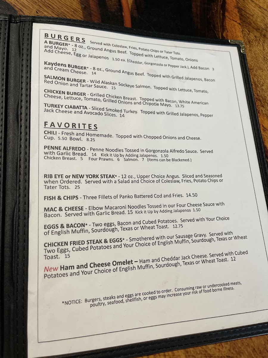 Christy's Bar & Grill Menu - Image 3