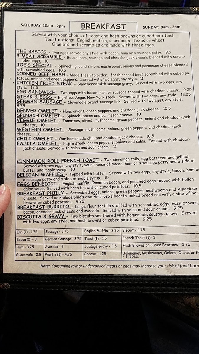 Christy's Bar & Grill Menu - Image 4